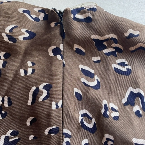 Contemporary Leopard Print Midi Skirt Hayden Med Brown Animal Contemporary - Picture 15 of 15